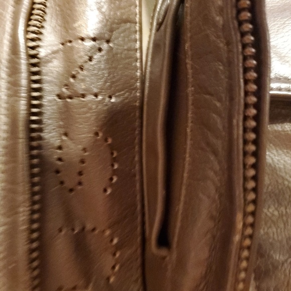 Leather Flyers Jacket Vintage Fur Collar - Picture 6 of 8